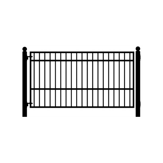 Single swing gate