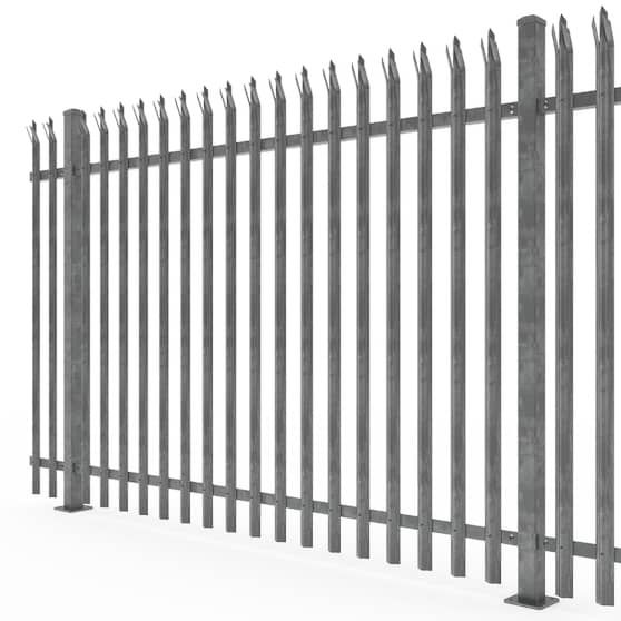 D Section Palisade Fence