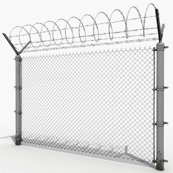 Airport Security Fence